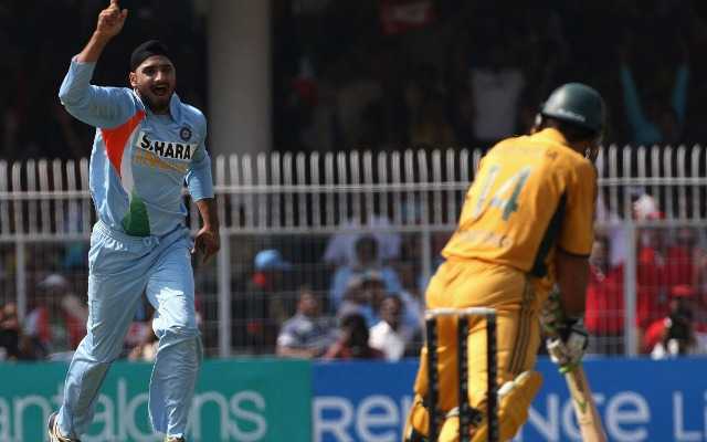 Harbhajan Singh and Ricky Ponting