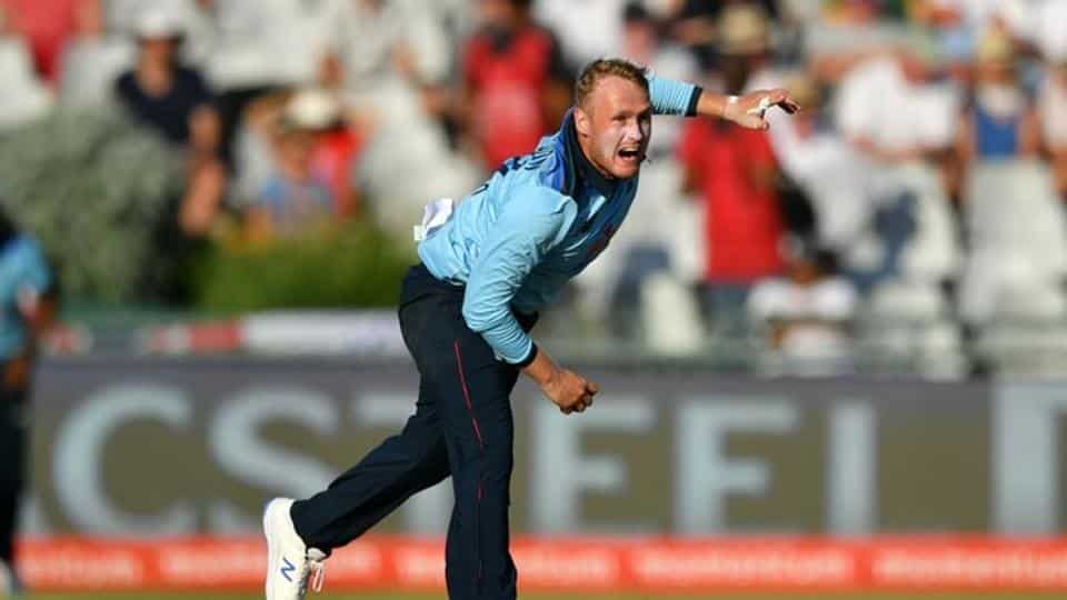 England Parkinson suffers ankle injury and will miss ODI series against Ireland