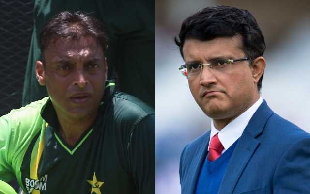 Shoaib Akhtar and Sourav Ganguly