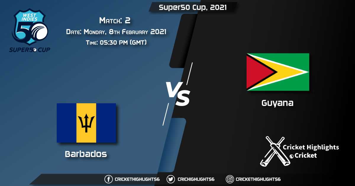Barbados-vs-Guyana,-Match-2,-February-8,-2021-Live-Cricket-Score,-Super50-Cup,-2021