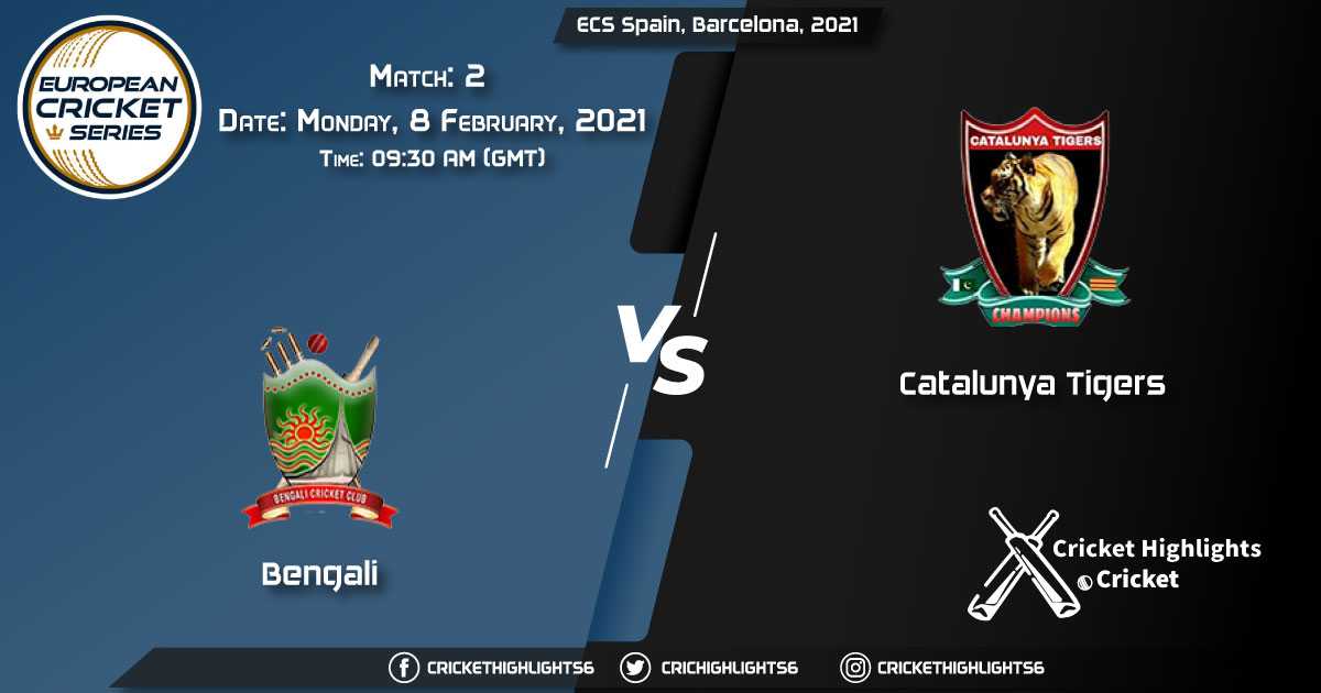 Bengali-vs-Catalunya-Tigers,-Match-2,-February-8,-2021-Live-Cricket-Score,-ECS-Spain,-Barcelona,-2021