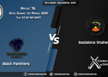 Black-Panthers-vs-Badalona-Shaheen,-Match-76,-March-1,-2021-Live-Cricket-Score,-ECS-Spain,-Barcelona,-2021