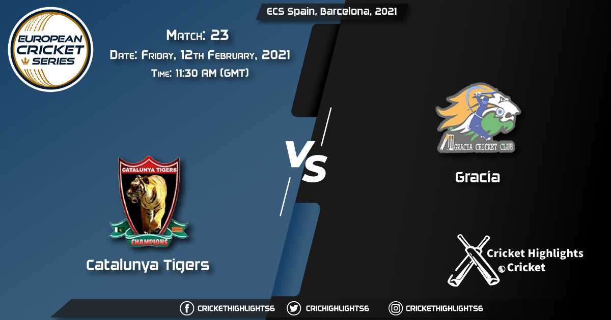 Catalunya-Tigers-vs-Gracia,-Match-23,-February-12,-2021-Live-Cricket-Score,-ECS-Spain,-Barcelona,-2021