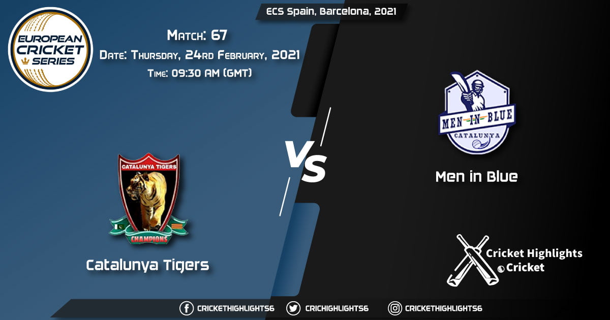 Catalunya-Tigers-vs-Men-in-Blue,-Match-67,-February-25,-2021-Live-Cricket-Score,-ECS-Spain,-Barcelona,-2021