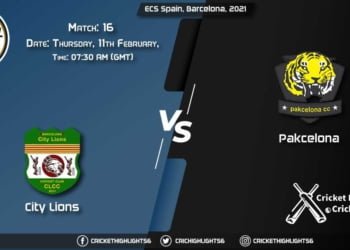 City-Lions-vs-Pakcelona,-Match-16,-February-11,-2021-Live-Cricket-Score,-ECS-Spain,-Barcelona,-2021