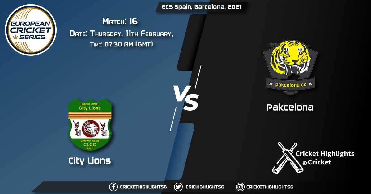 City-Lions-vs-Pakcelona,-Match-16,-February-11,-2021-Live-Cricket-Score,-ECS-Spain,-Barcelona,-2021