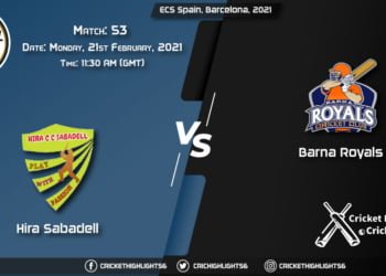 Hira-Sabadell-vs-Barna-Royals,-Match-53,-February-22,-2021-Live-Cricket-Score,-ECS-Spain,-Barcelona,-2021