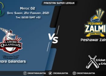 Lahore Qalandars vs Peshawar Zalmi, Match 2, February 21, 2021 Live Cricket Score, Pakistan Super League, 2021
