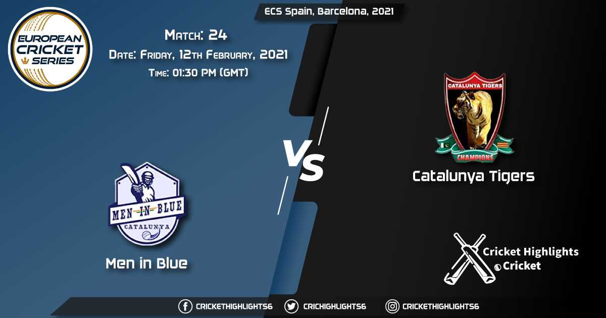 Men-in-Blue-vs-Catalunya-Tigers,-Match-24,-February-12,-2021-Live-Cricket-Score,-ECS-Spain,-Barcelona,-2021