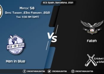 Men-in-Blue-vs-Fateh,-Match-58,-February-23,-2021-Live-Cricket-Score,-ECS-Spain,-Barcelona,-2021