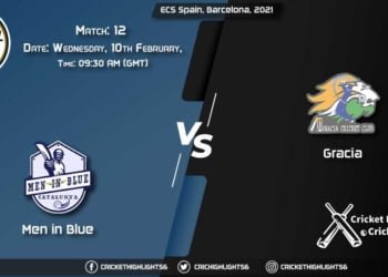 Men-in-Blue-vs-Gracia,-Match-12,-February-10,-2021-Live-Cricket-Score,-ECS-Spain,-Barcelona,-2021