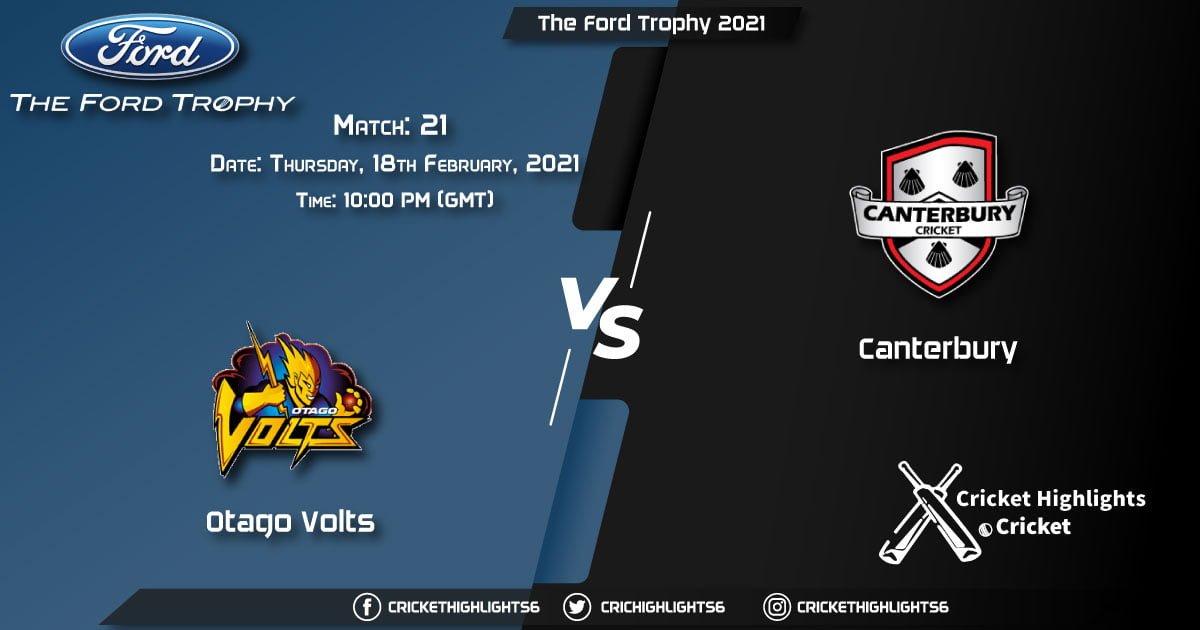Otago-Volts-vs-Canterbury,-Match-21,-February-18,-2021-Live-Cricket-Score,-The-Ford-Trophy,-2021