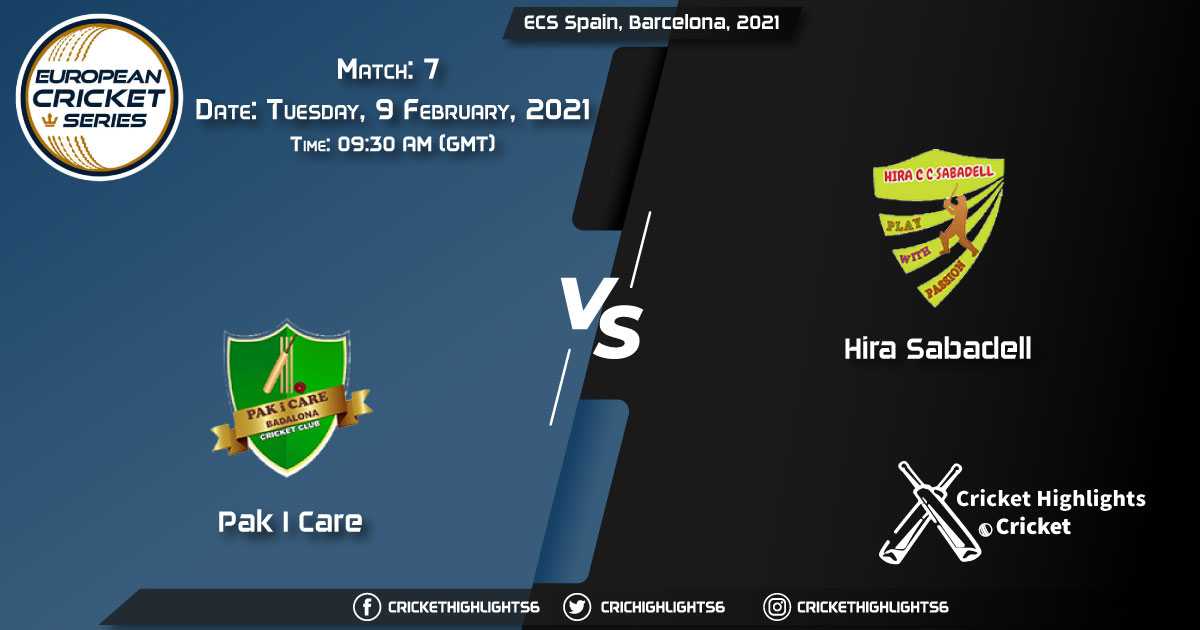 Pak-I-Care-vs-Hira-Sabadell,-Match-7,-February-9,-2021-Live-Cricket-Score,-ECS-Spain,-Barcelona,-2021