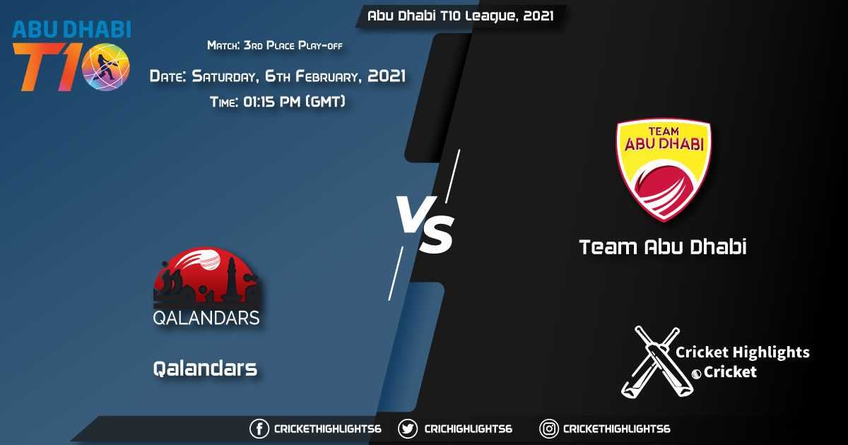 Qalandars-vs-Team-Abu-Dhabi,-3rd-Place-Play-off,-February-6,-2021-Live-Cricket-Score,-Abu-Dhabi-T10-League,-2021