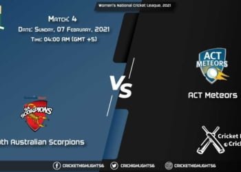 South-Australian-Scorpions-vs-ACT-Meteors,-Match-4,-February-7,-2021-Live-Cricket-Score,-Women's-National-Cricket-League,-2021