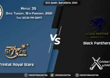 Trinitat-Royal-Stars-vs-Black-Panthers,-Match-35,-February-16,-2021-Live-Cricket-Score,-ECS-Spain,-Barcelona,-2021