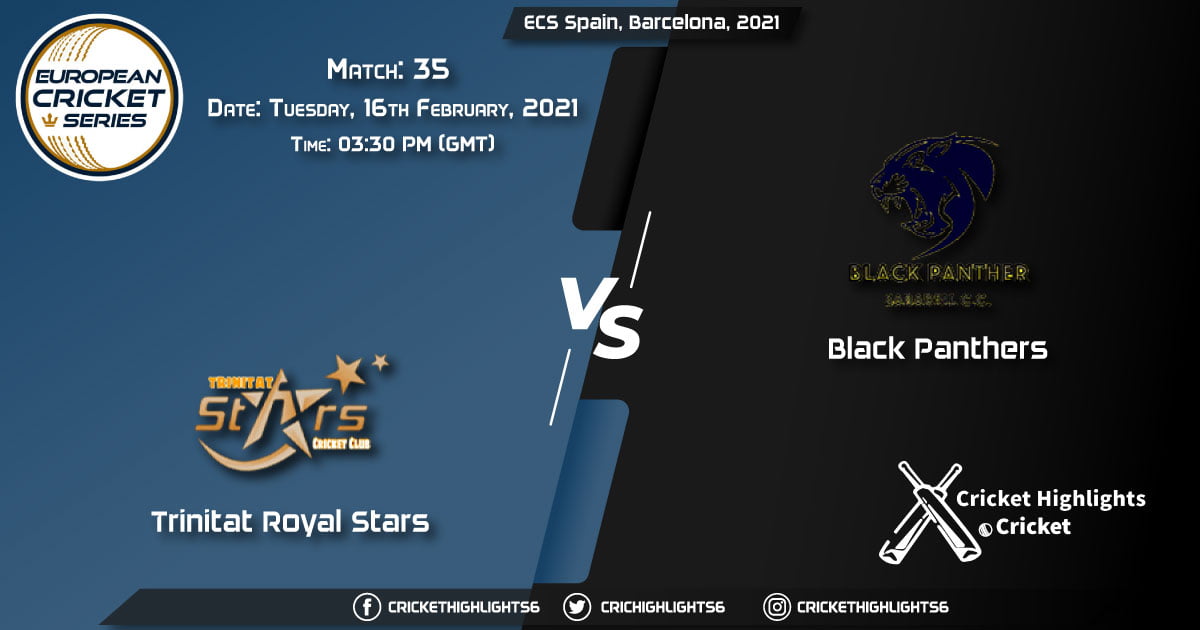 Trinitat-Royal-Stars-vs-Black-Panthers,-Match-35,-February-16,-2021-Live-Cricket-Score,-ECS-Spain,-Barcelona,-2021