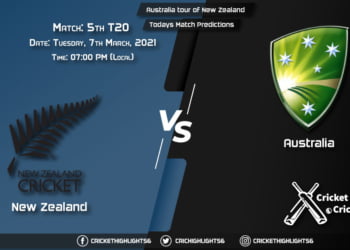 Australia tour of New Zealand, 5th T20 Match: New Zealand vs Australia, Playing 11 & Todays Match Predictions