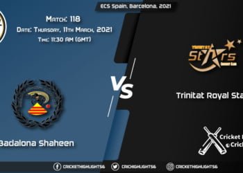 Badalona-Shaheen-vs-Trinitat-Royal-Stars,-Match-118,-March-11,-2021-Live-Cricket-Score,-ECS-Spain,-Barcelona,-2021
