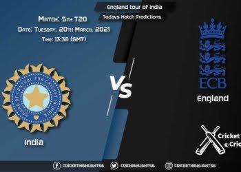 England tour of India, 2021, 5th T20I Match: IND vs ENG, Playing 11 & Today's Match Predictions