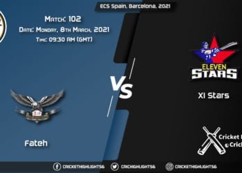Fateh-vs-XI-Stars,-Match-102,-March-8,-2021-Live-Cricket-Score,-ECS-Spain,-Barcelona,-2021
