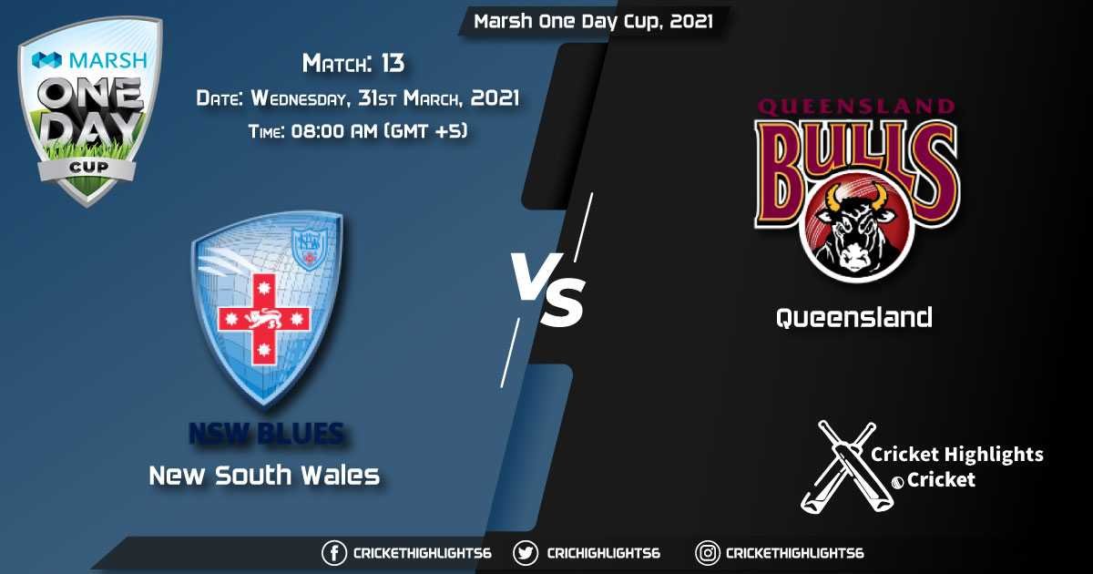 NSW-vs-QUN,-Match-13,-March-31,-2021-Live-Cricket-Score,-Marsh-One-Day-Cup,-2021