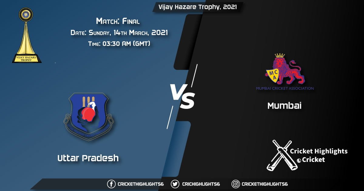 Prithvi Shaw and Aditya Tare shine to beat Uttar Pradesh in Vijay Hazare final, giving Mumbai its 4th Title