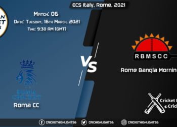 Roma-CC-vs-Rome-Bangla-Morning-Sun,-Match-6,-March-16,-2021-Live-Cricket-Score,-ECS-Italy,-Rome,-2021