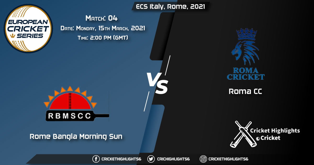 Rome-Bangla-Morning-Sun-vs-Roma-CC,-Match-4,-March-15,-2021-Live-Cricket-Score,-ECS-Italy,-Rome,-2021