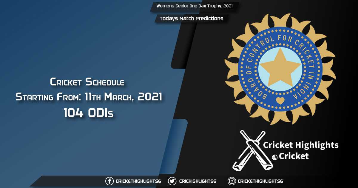 Womens Senior One Day Trophy 2021, Final, JHA-W vs RAI-W, Playing 11 & Today's Match Predictions