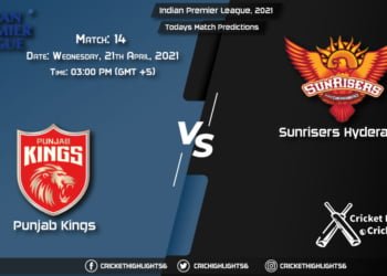 Indian Premier League, 2021, Match 14: PBKS vs SRH, Playing 11 & Today's Match Predictions