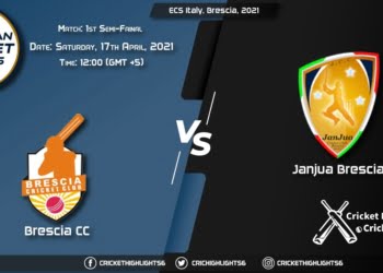 BRE vs JAB, Live Scorecard, Match 1st Semi Final, April 17, 2021, Live Cricket Score, ECS Italy, Brescia, 2021