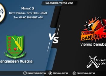 BAA vs VID, Live Scorecard, Match 3, April 19, 2021, Live Cricket Score, ECS Austria, Vienna, 2021