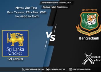 Bangladesh tour of Sri Lanka, 2021, 2nd Test Match: SL vs BAN, Playing 11 & Today's Match Predictions