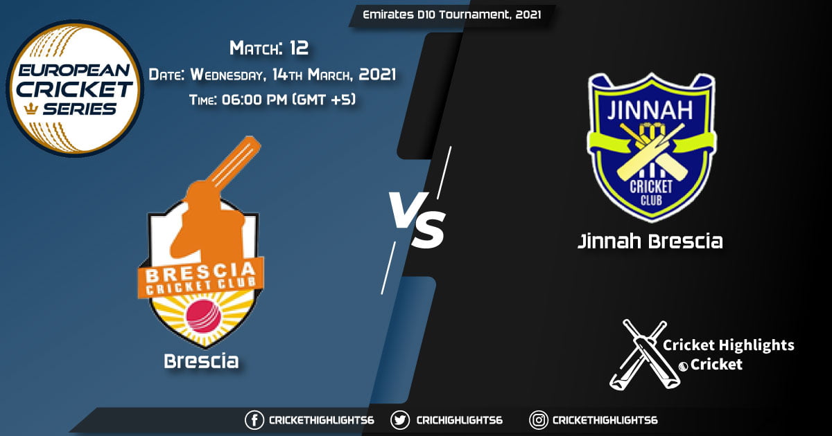 BRE vs JIB, Live Scorecard, Match 12, April 14, 2021, Live Cricket Score, ECS Italy, Brescia, 2021