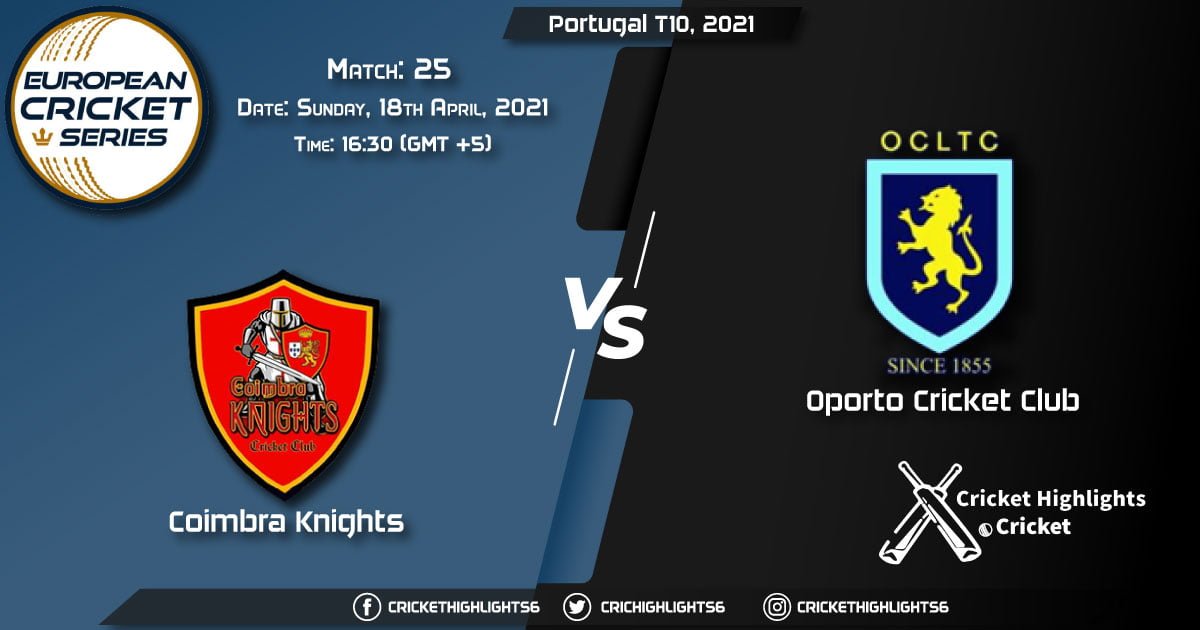 CK vs OCC, Live Scorecard, Match 25, April 18, 2021, Live Cricket Score, Portugal T10, 2021