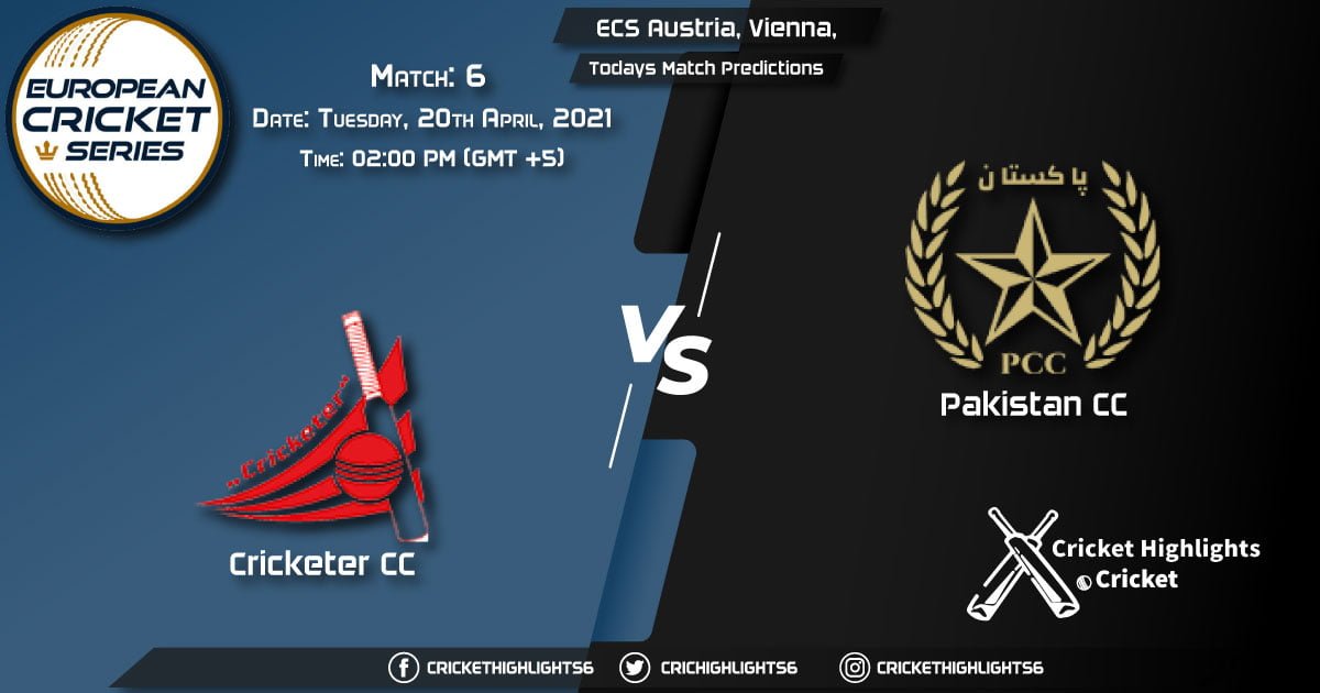 ECS Austria, Vienna, 2021, Match 6: CRC vs PKC, Playing 11 & Today's Match Predictions