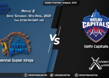 CSK vs DC, Live Scorecard, Match 2, April 10, 2021, Live Cricket Score, Indian Premier League, 2021