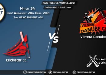 ECS Austria, Vienna, 2021, Match 34: CRC vs VID, Playing 11 & Today's Match Predictions