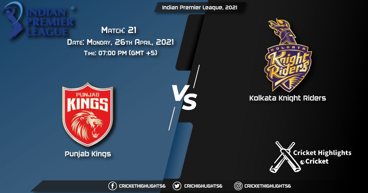 IPL 2021 Live: Match 21, PBKS vs KKR LIVE Streaming for free, When, Where, How to Watch?