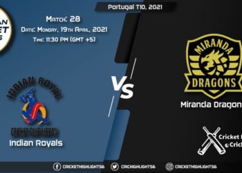 IR vs MD, Live Scorecard, Match 28, April 19, 2021, Live Cricket Score, Portugal T10, 2021