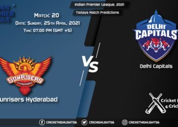 Indian Premier League, 2021, Match 20: SRH vs DC, Playing 11 & Today's Match Predictions