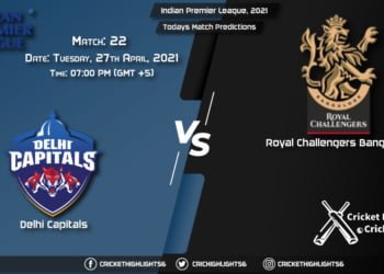 Indian Premier League, 2021, Match 22: DC vs RCB, Playing 11 & Today's Match Predictions