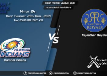 Indian Premier League, 2021, Match 24: MI vs RR, Playing 11 & Today's Match Predictions