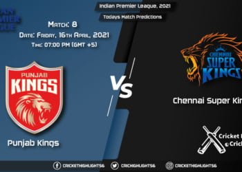 Indian Premier League, 2021, Match 8, PBKS vs CSK, Playing 11 & Today's Match Predictions