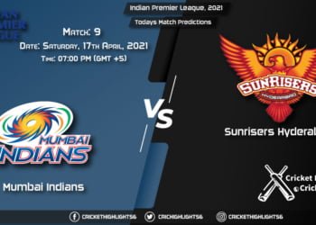 Indian Premier League, 2021, Match 9, MI vs SRH, Playing 11 & Today's Match Predictions