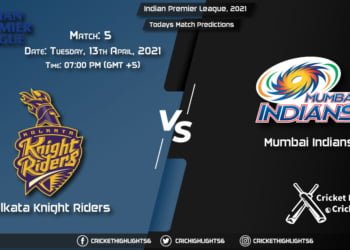 Indian T20 League, 2021, Match 5: KKR vs MI, Playing 11 & Today's Match Predictions