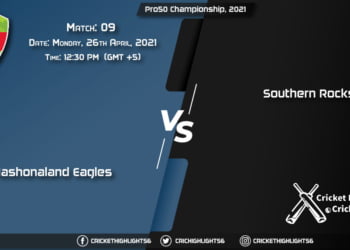 ME vs SR, Live Scorecard, Match 9, April 26, 2021, Live Cricket Score, Pro50 Championship, 2021