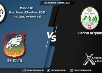 SAL vs VIA, Live Scorecard, Match 18, April 23, 2021, Live Cricket Score, ECS Austria, Vienna, 2021