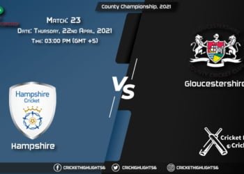 HAM vs GLO, Live Scorecard, Match 23, April 22, 2021, Live Cricket Score, County Championship, 2021